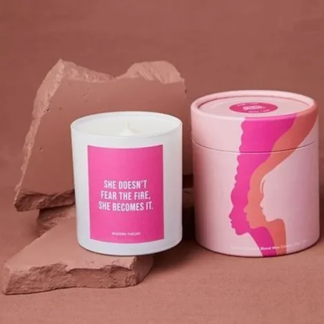 Pink-Round-Small-Candles-Gift-Box